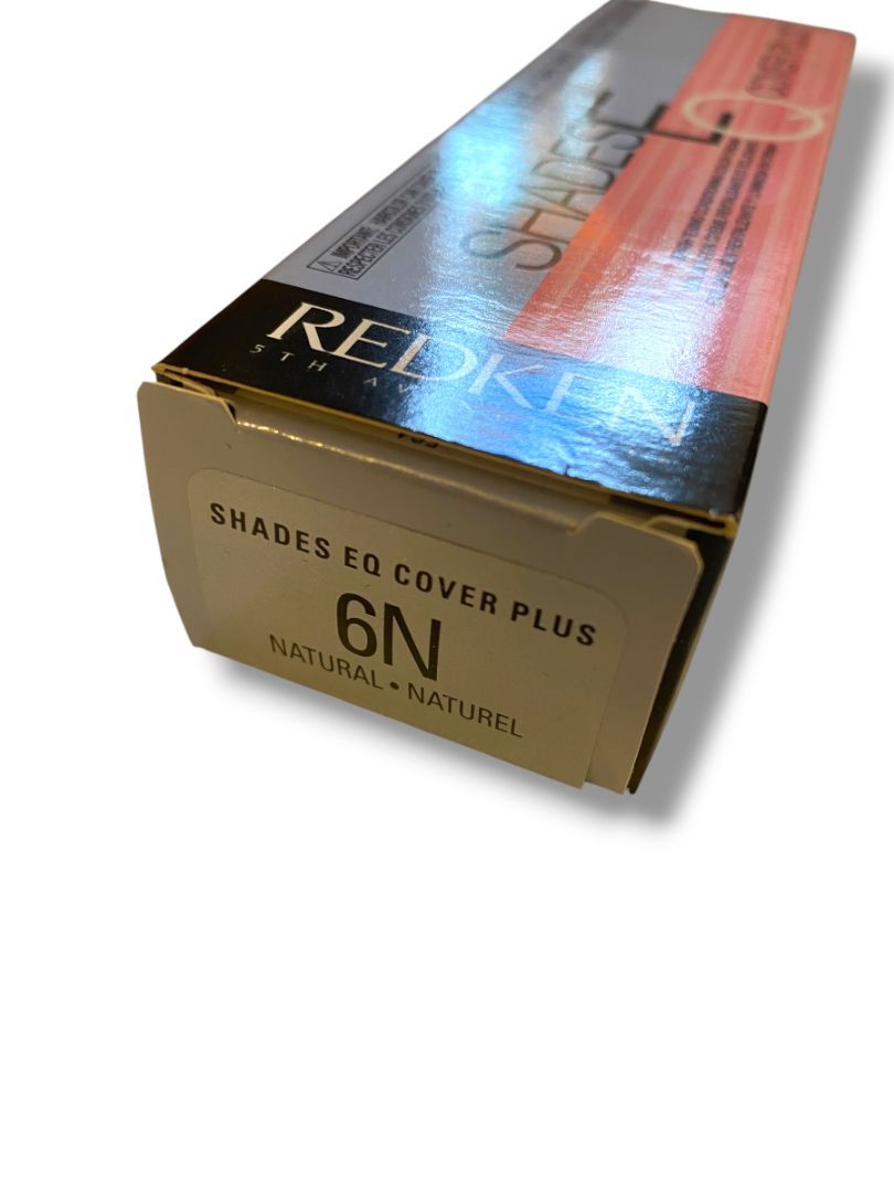Redken New Shades EQ Cover  Plus 2.1 oz 6N Natural Color Cream Brightening Conditioning