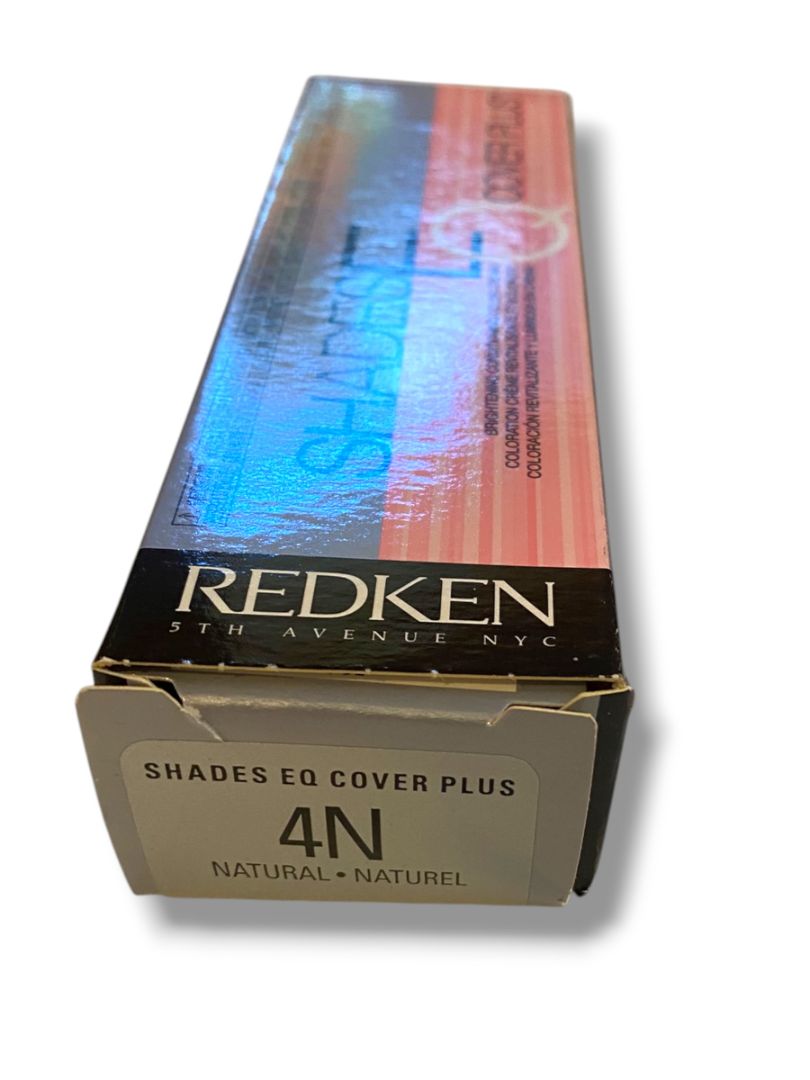 Redken New Shades EQ Cover  Plus 2.1 oz 4N Natural Color Cream Brightening Conditioning