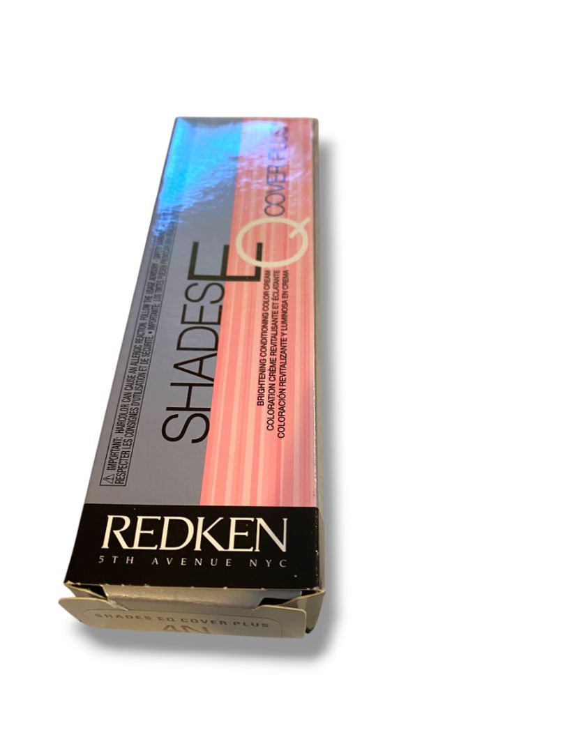 Redken New Shades EQ Cover  Plus 2.1 oz 4N Natural Color Cream Brightening Conditioning
