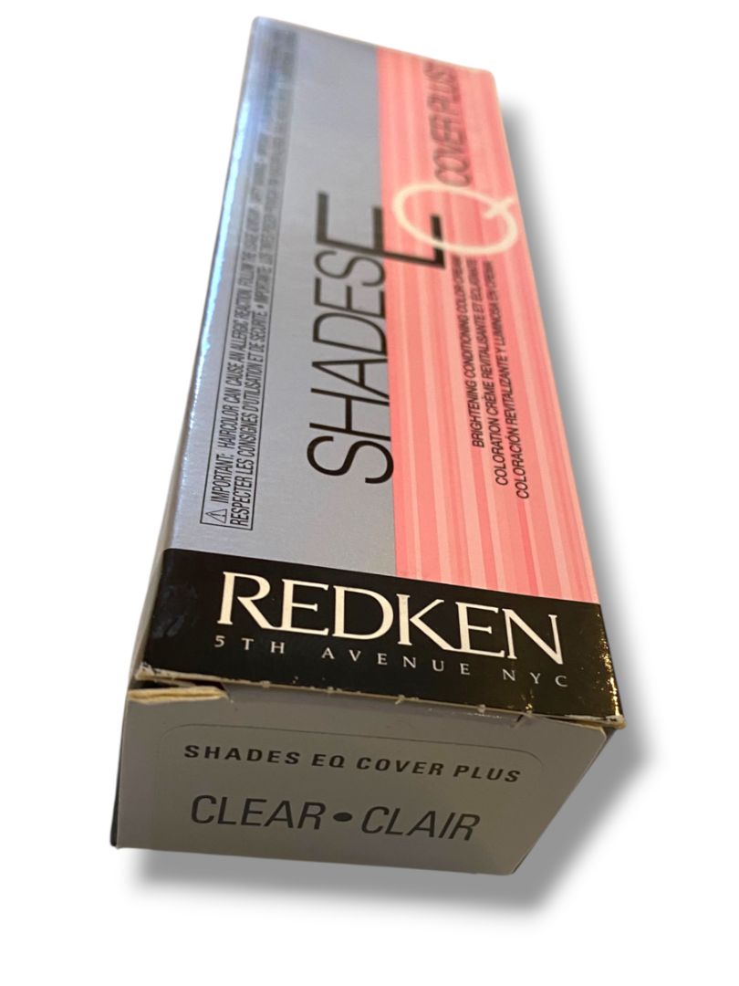Redken New Shades EQ Cover  Plus 2.1 oz Clear Color Cream Brightening Conditioning