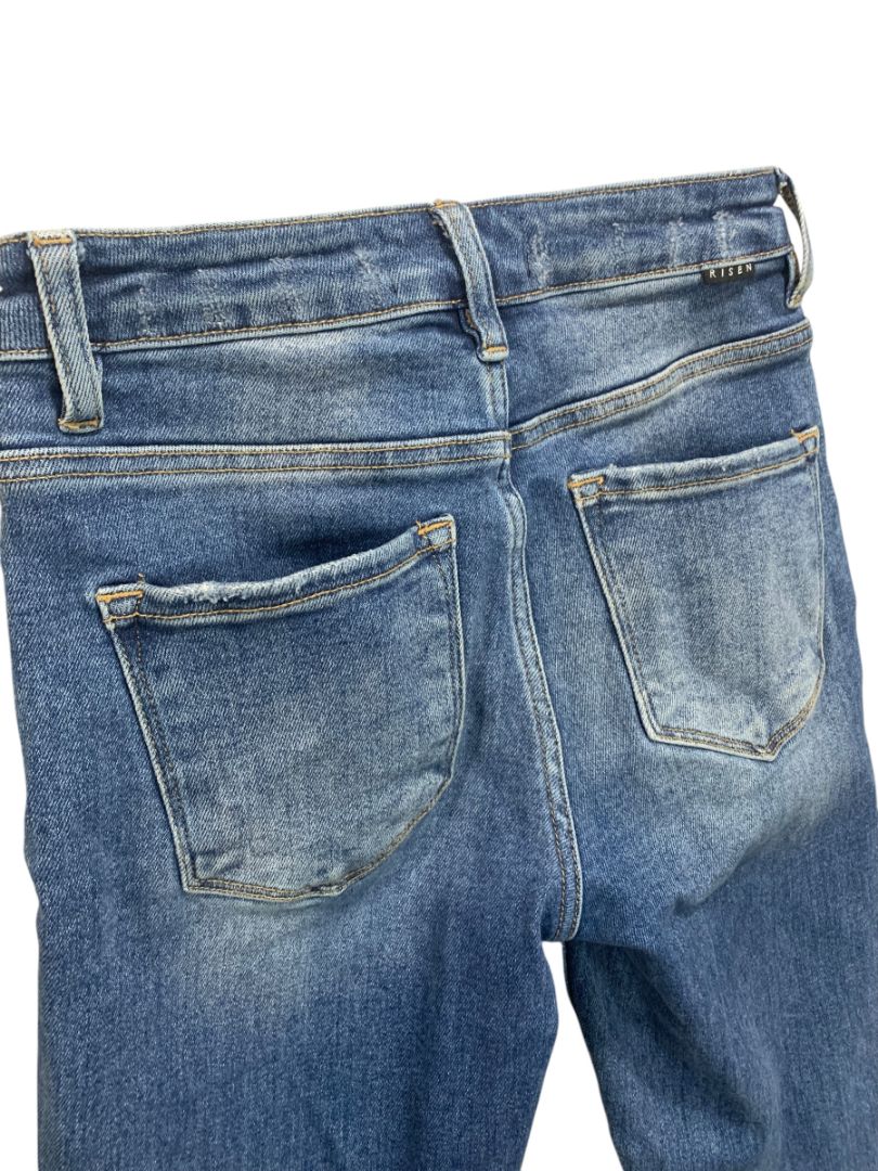 Size 0 (24) Social Threads x Risen Jeans Womens Denim Distressed Hem