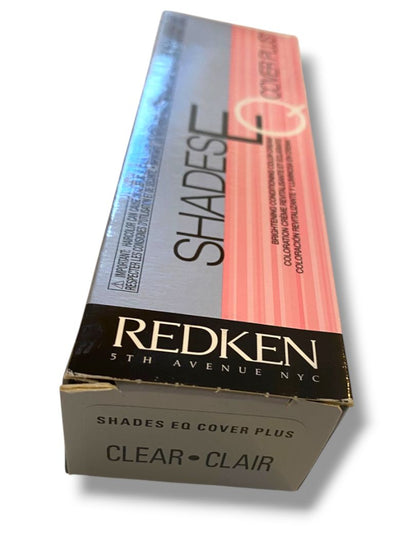 Redken New Shades EQ Cover  Plus 2.1 oz Clear Color Cream Brightening Conditioning