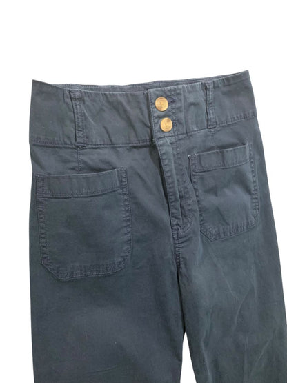 Size 0 Lauren Conrad Womens Navy Blue Retro Style Crop Pants