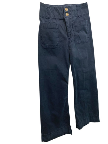 Size 0 Lauren Conrad Womens Navy Blue Retro Style Crop Pants