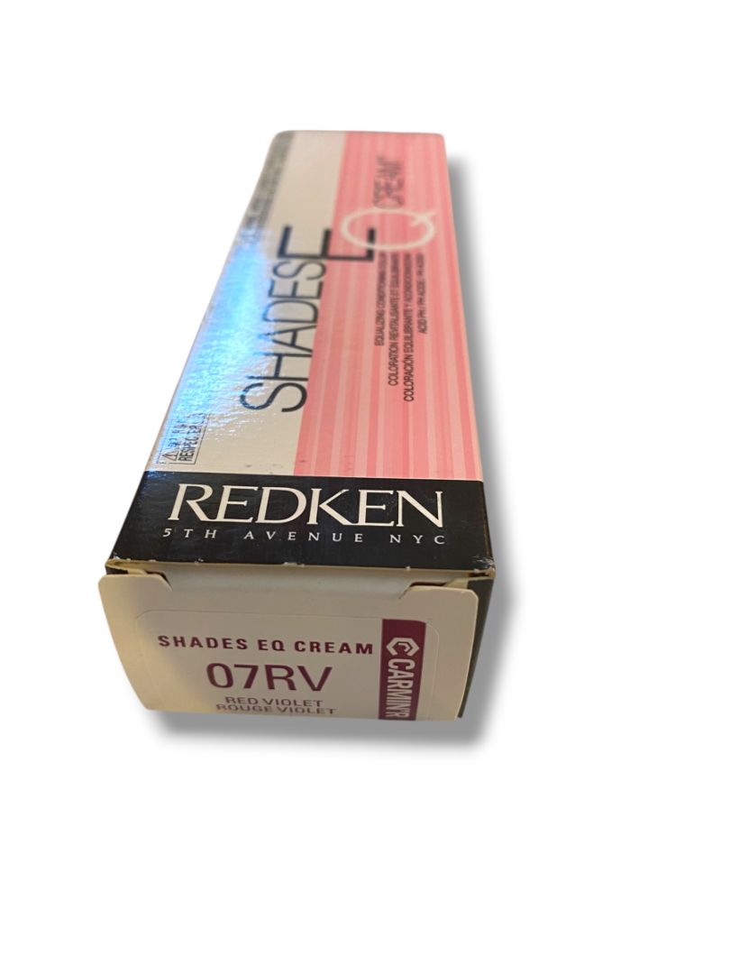 Redken New Shades EQ Cream 07RV Red Violet 2.1 oz Color Equalizing Conditioner Color