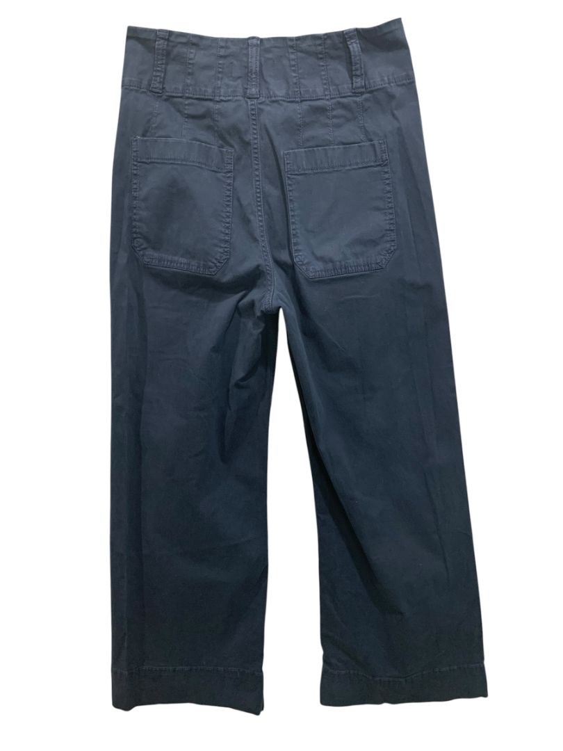Size 0 Lauren Conrad Womens Navy Blue Retro Style Crop Pants
