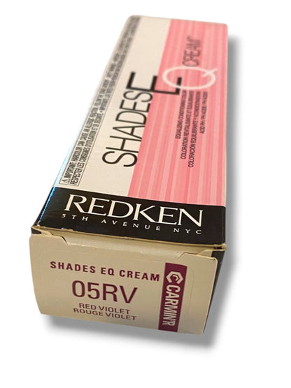 Redken New Shades EQ Cream 05RV Red Violet 2.1 oz Color Equalizing Conditioner Color