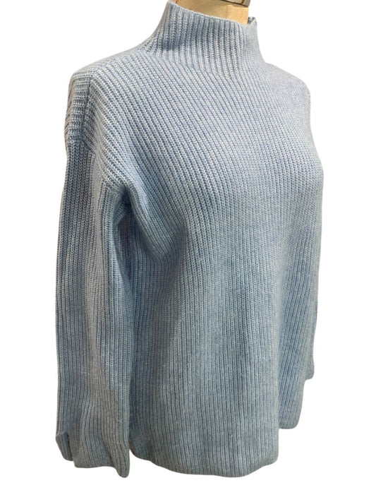Size XS Loft Womens Light Blue Mockneck Sweater