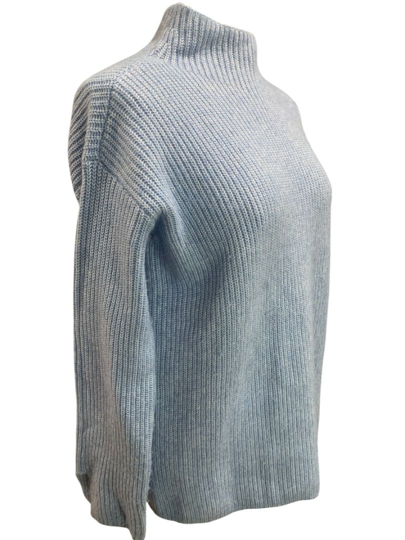 Size XS Loft Womens Light Blue Mockneck Sweater