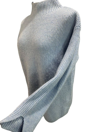 Size XS Loft Womens Light Blue Mockneck Sweater