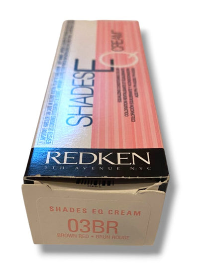 Redken New Shades EQ Cream 03BR Brown Red 2.1 oz Color Equalizing Conditioner Color