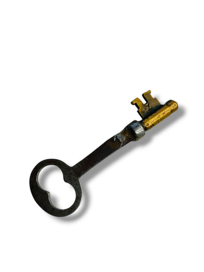 Antique Skeleton Door Key Metal 2.5"