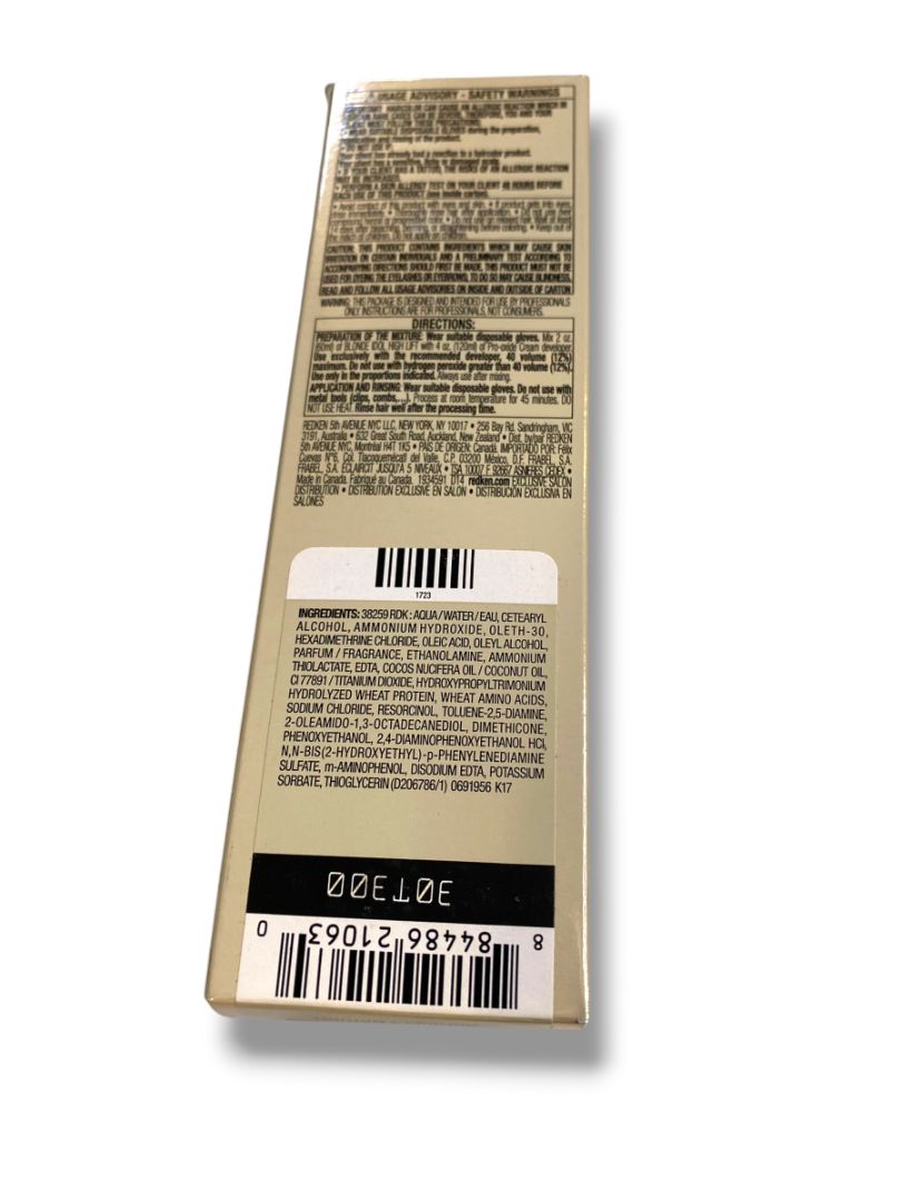 Redken New Blonde Idol Hair N .0 Natural 2.1 oz Color High Lift Conditioning Cream