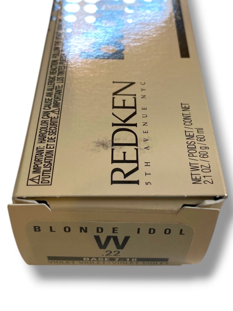 Redken New Blonde Idol Hair VV .22 Violet 2.1 oz Color High Lift Conditioning Cream
