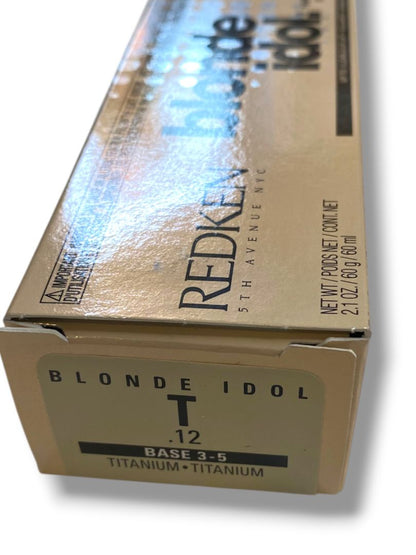 Redken New Blonde Idol Hair T .12 Titanium 2.1 oz Color High Lift Conditioning Cream