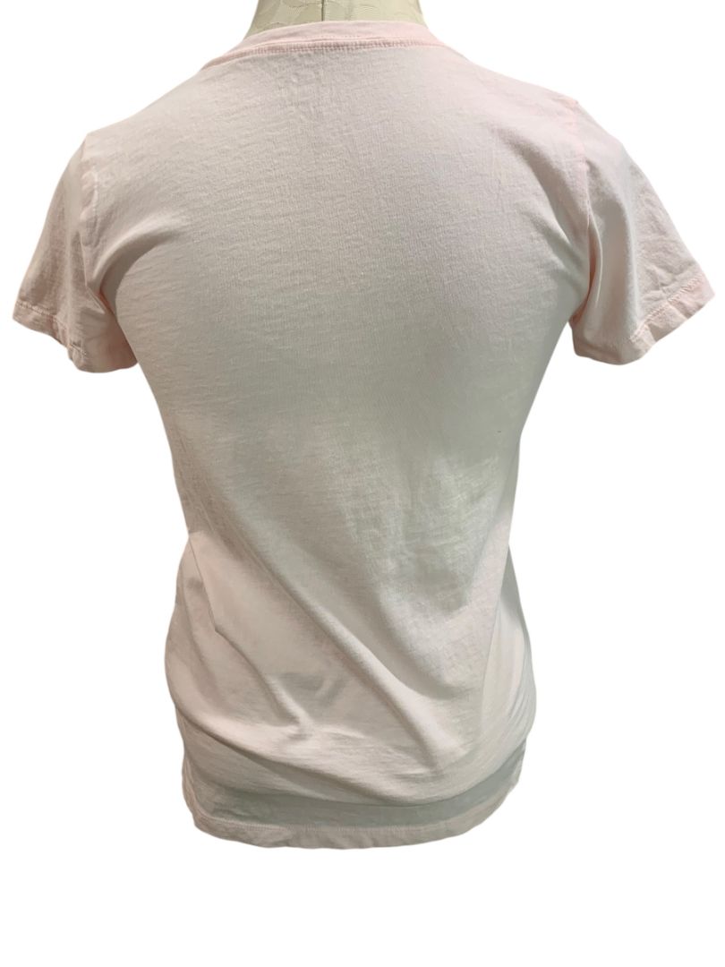 Size XS J.Crew Womens Collector Tee Light Pink Crab Graphic