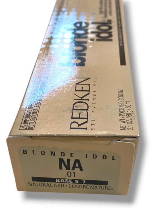 Redken New Blonde Idol Hair NA .01 Natural Ash 2.1 oz Color High Lift Conditioning Cream