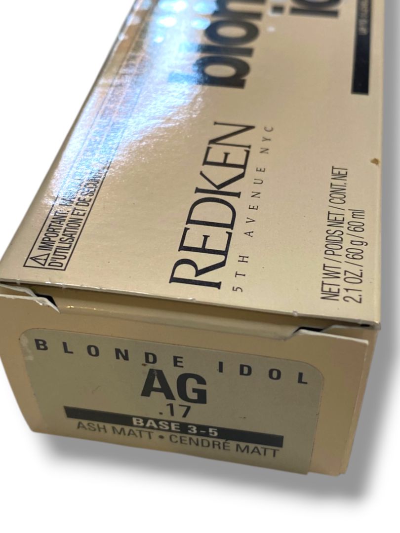 Redken New Blonde Idol Hair AG .71 Ash Matt 2.1 oz Color High Lift Conditioning Cream