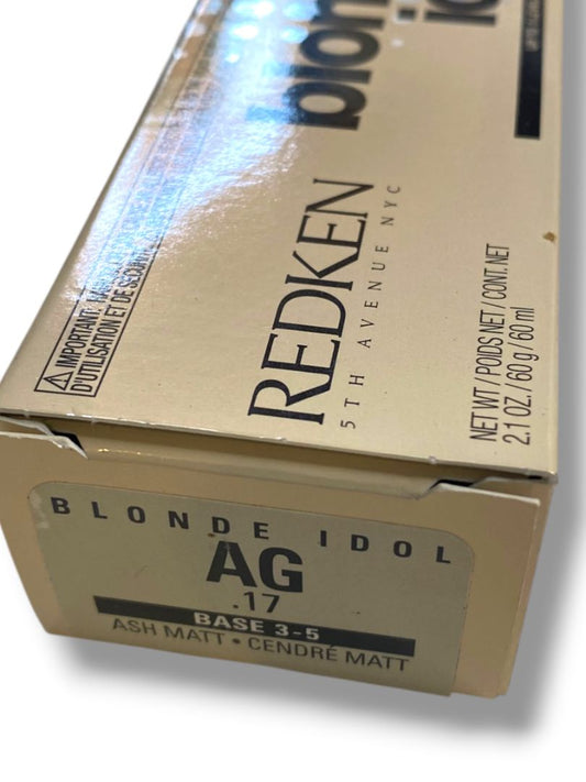 Redken New Blonde Idol Hair AG .71 Ash Matt 2.1 oz Color High Lift Conditioning Cream
