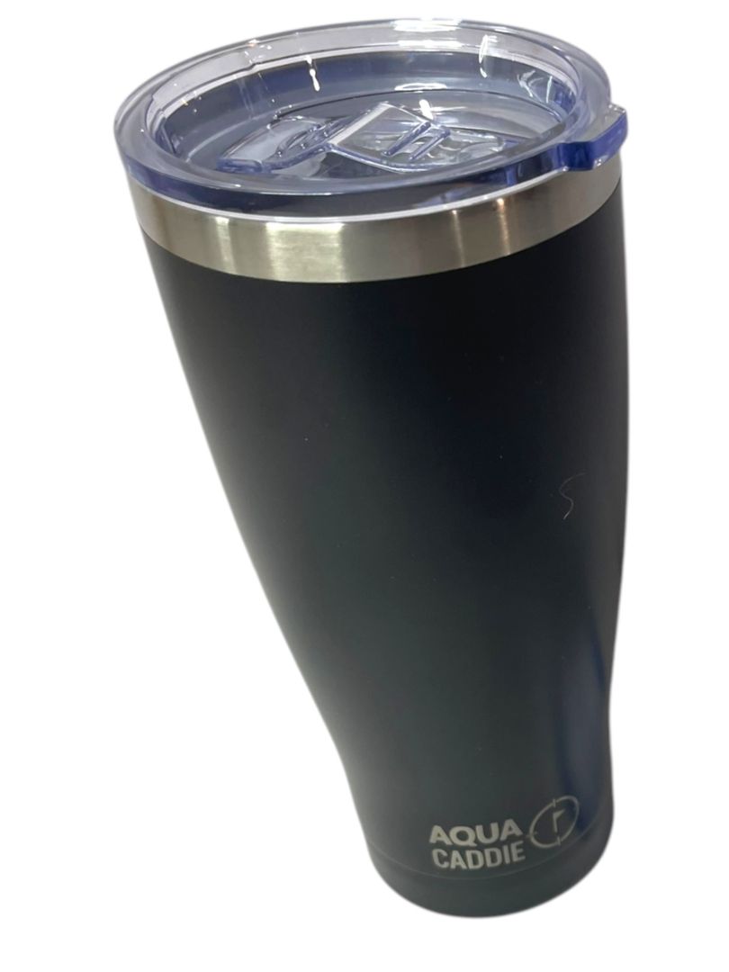 Promotional New Aqua Caddie 22oz Insulated Tumbler Black Golf