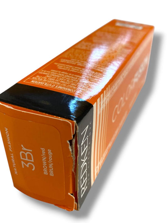 Redken New Color Fusion 3Br Brown Red 2.1oz Advanced Performance Color Cream