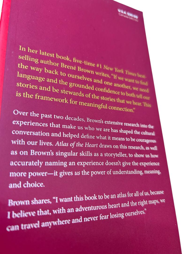 Brene Brown Atlas of the Heart Hardcover Book Mapping Meaningful Connection