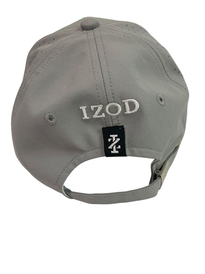 Izod Golf Prototype Cap Hat Adjustable Silver Nickel New One Size Adult