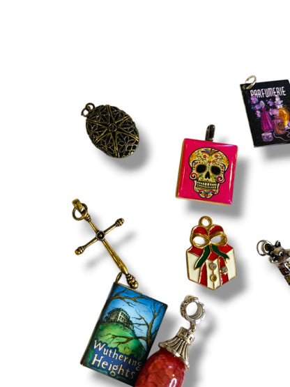 Lot of 20 Pendant Charms Jewelry Making Animal Map Flower Cross Assorted