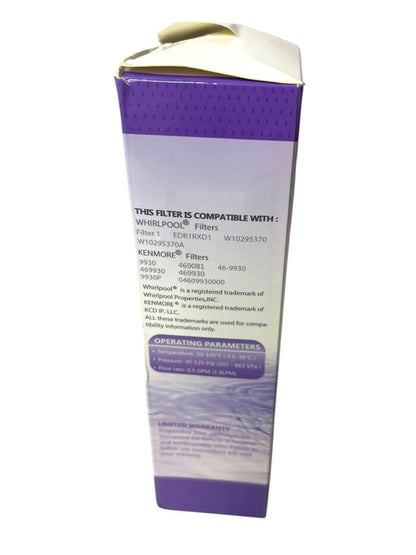 WANH20 Refrigerator Water Filter WT-370 Replacement for Whirlpool EDR1RXD1
