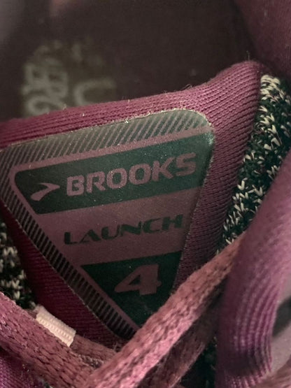 Size 8.5 Brooks Womens Purple Launch 4 Running Athletic Shoes 1202341B941