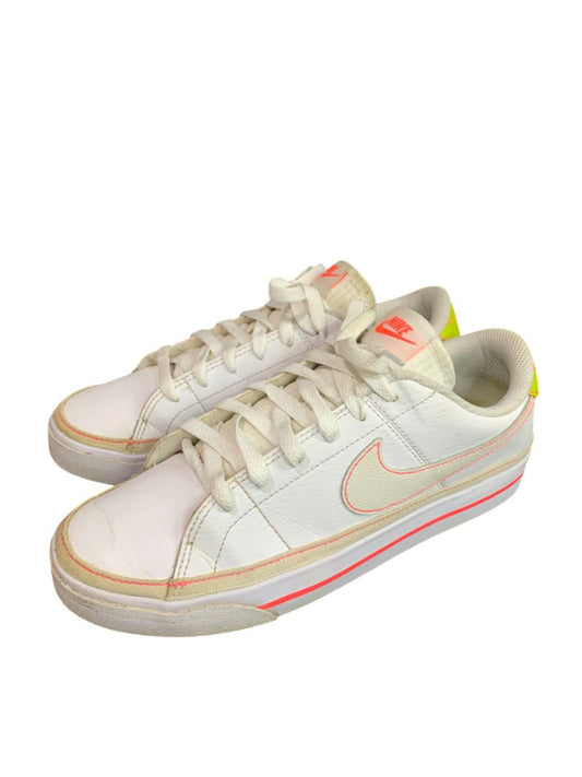 Size 8.5 Women Nike Court Legacy Next Nature Hot Punch Contrast FJ4568-100