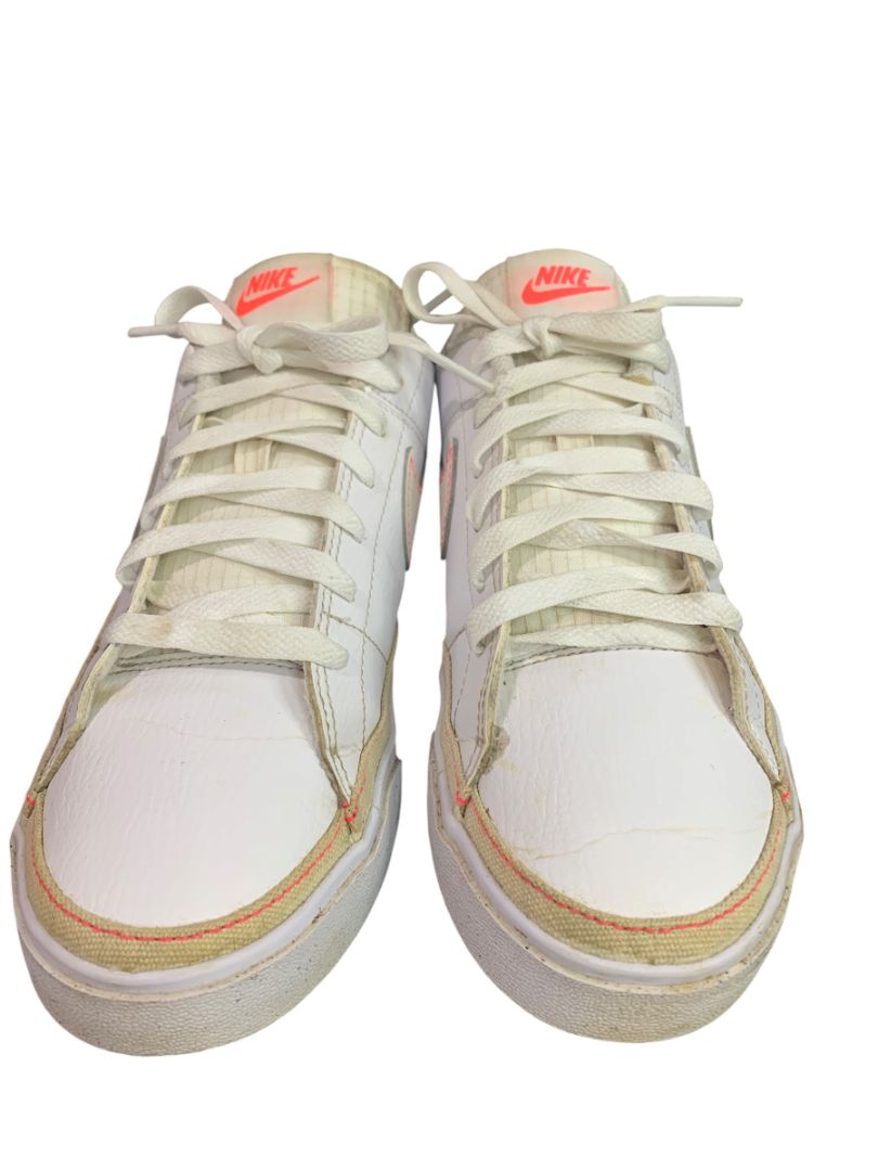 Size 8.5 Women Nike Court Legacy Next Nature Hot Punch Contrast FJ4568-100