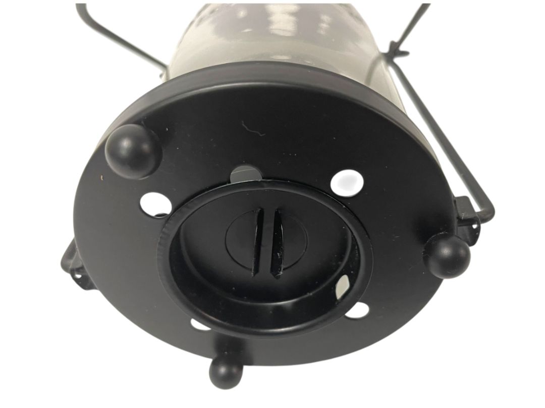 Yankee Candle Black Metal and Glass Votive Tea Light Lantern 10" Tabletop or Hanging
