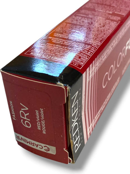 Redken New Color Fusion 6Rv Red Violet 2.1oz Advanced Performance Color Cream