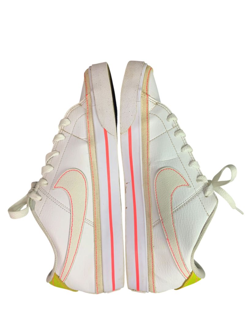 Size 8.5 Women Nike Court Legacy Next Nature Hot Punch Contrast FJ4568-100