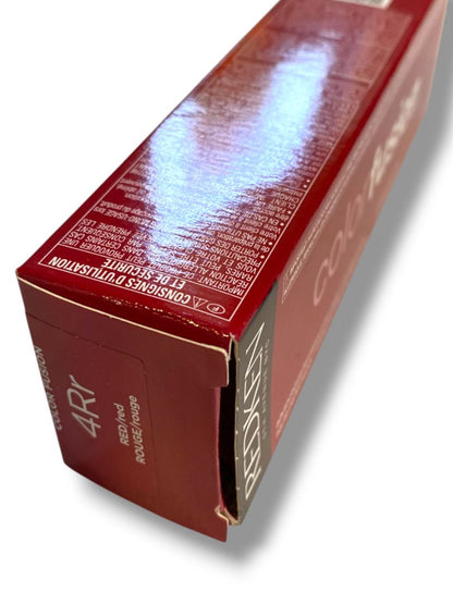 Redken New Color Fusion 4Rr Red red 2.1oz Advanced Performance Color Cream