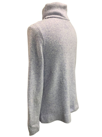 Size XS J.Crew Button Turtleneck Womens Extra Soft Yarn Lilac BC907