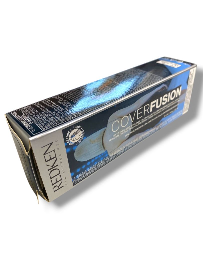 Redken New Cover Fusion 8Na Natural Ash Up to 100% Gray Coverage Color Cream
