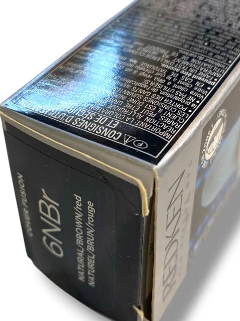 Redken New Cover Fusion 6NBr Natural Brown Red Up to 100% Gray Coverage Color Cream