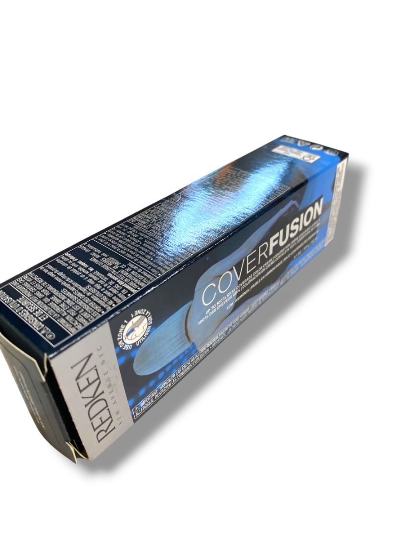 Redken New Cover Fusion 4NBr Natural Brown Red Up to 100% Gray Coverage Color Cream