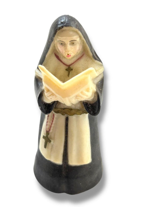 Vintage Accoutrements The Squeaking Nun Vinyl Toy 4.5" Religious Kitsch