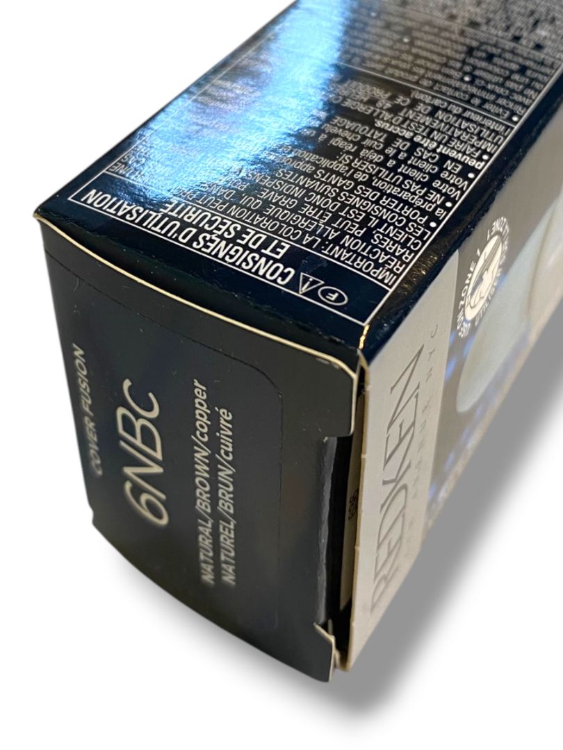 Redken New Cover Fusion 6NBc Natural Brown copper Up to 100% Coverage Color Cream
