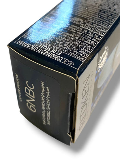 Redken New Cover Fusion 6NBc Natural Brown copper Up to 100% Coverage Color Cream