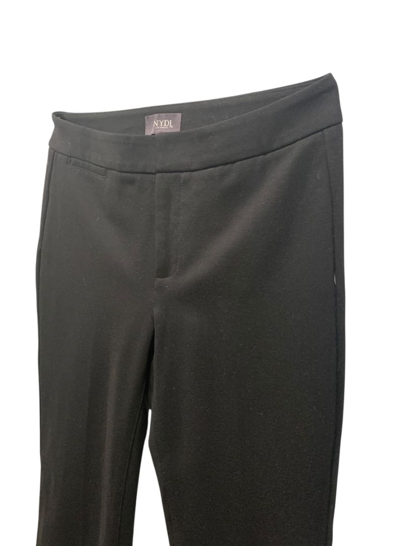 Size 0 NYDJ Lift x Tuck Technology Womens Black Pants Flare Leg