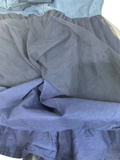 Size 7 (7A) OshKosh B'Gosh Girls Youth Tulle Denim Remix Dress