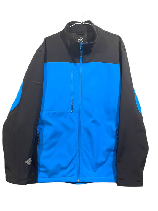 Size 2XL Stormtech Performance Mens Blue Black Fleece Lined Jacket Waterproof