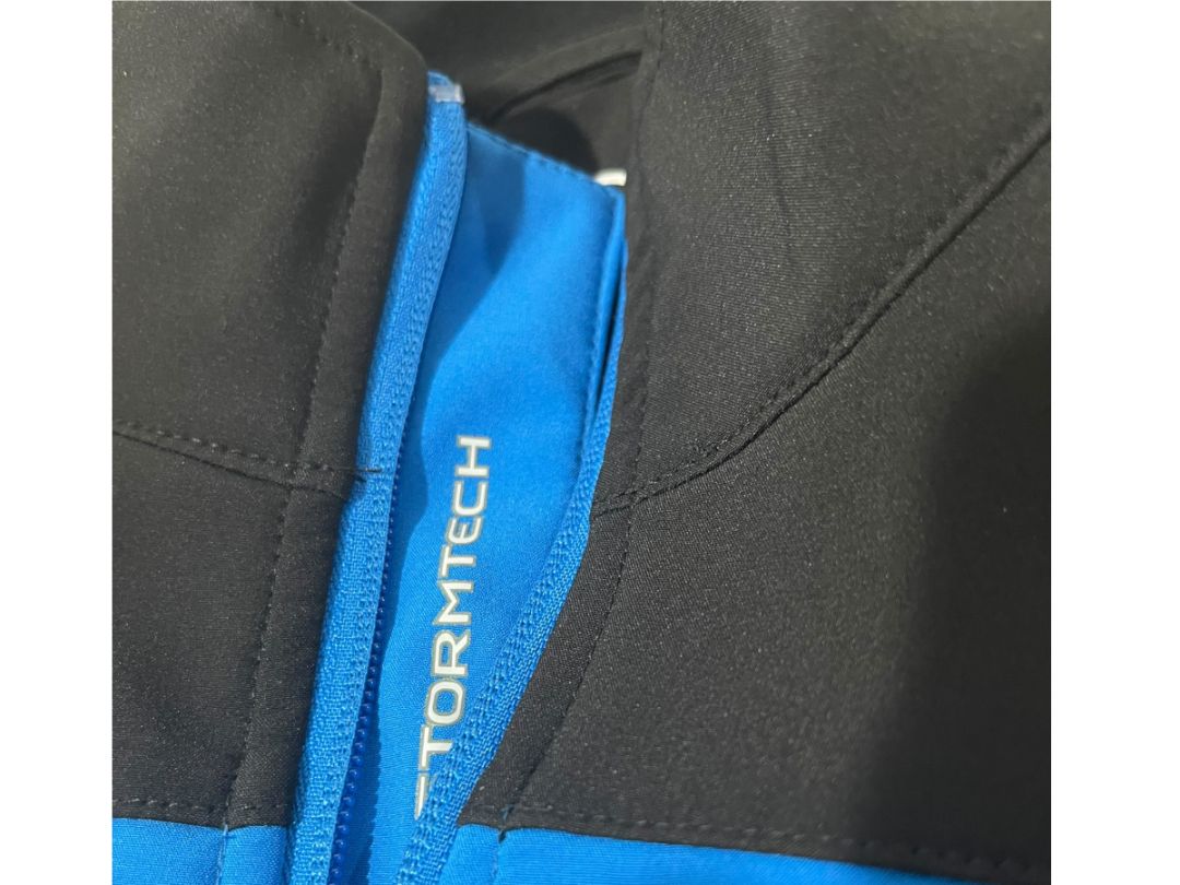 Size 2XL Stormtech Performance Mens Blue Black Fleece Lined Jacket Waterproof