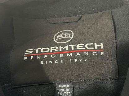 Size 2XL Stormtech Performance Mens Blue Black Fleece Lined Jacket Waterproof