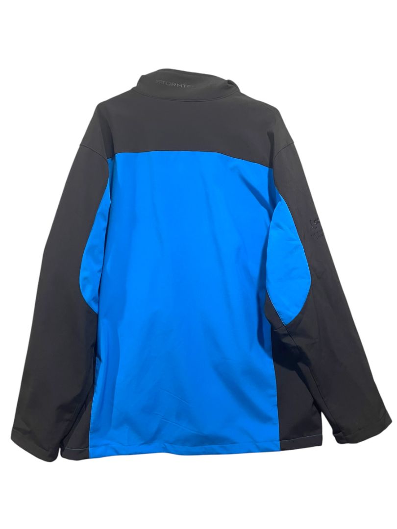 Size 2XL Stormtech Performance Mens Blue Black Fleece Lined Jacket Waterproof
