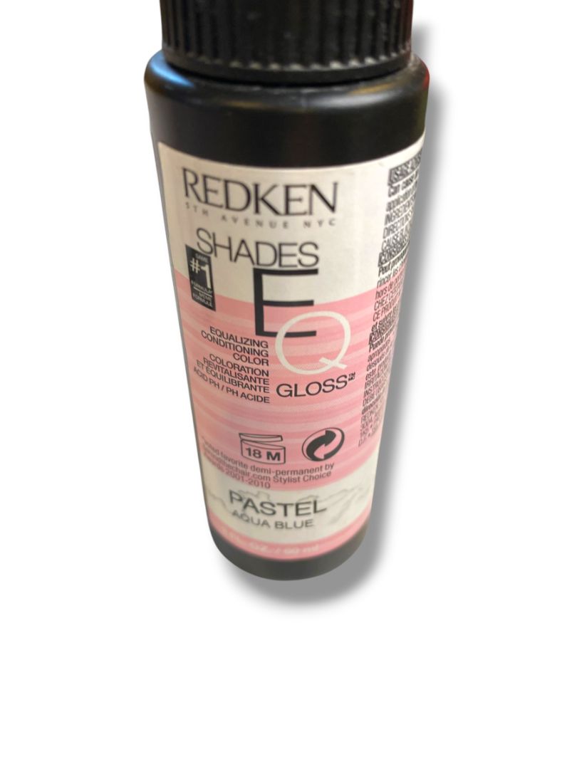 Redken New Shades EQ Gloss Equalizing Conditioner Pastel Aqua Blue 2oz